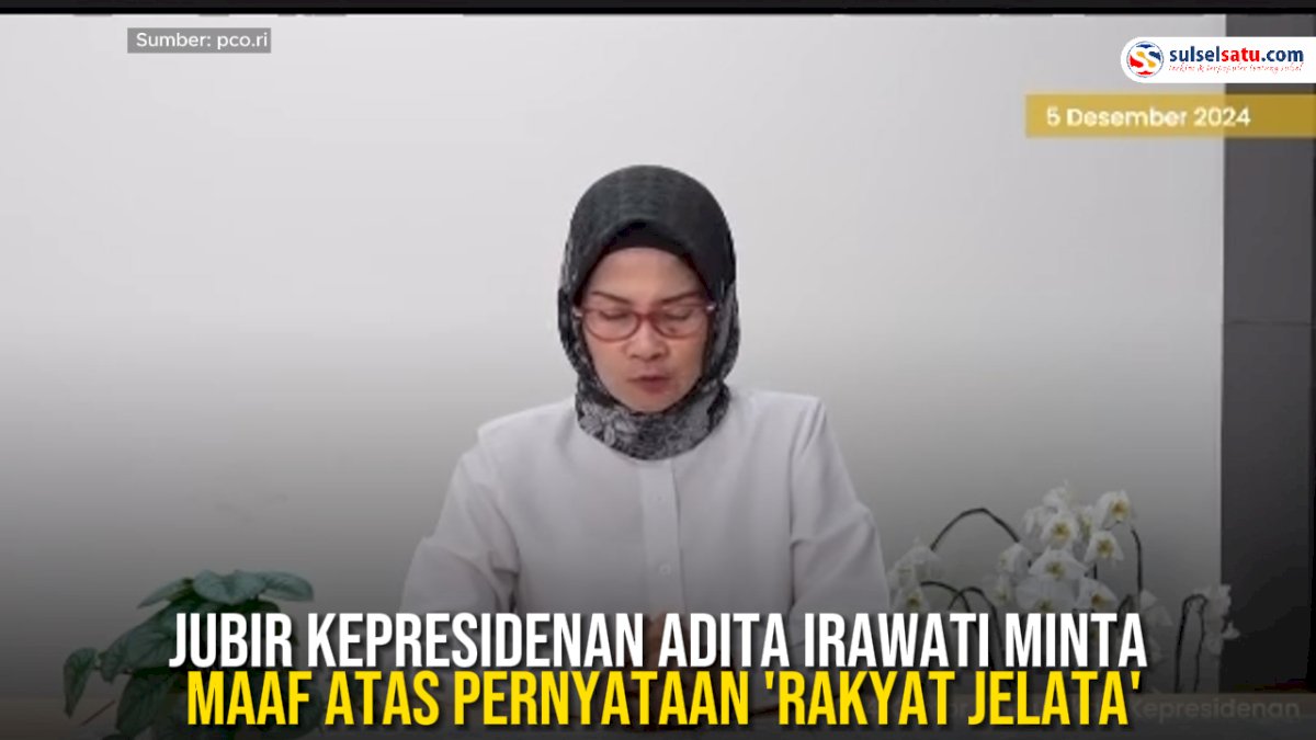 VIDEO: Jubir Kepresidenan Adita Irawati Minta Maaf atas Pernyataan ‘Rakyat Jelata’