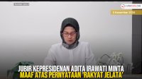 VIDEO: Jubir Kepresidenan Adita Irawati Minta Maaf atas Pernyataan ‘Rakyat Jelata’