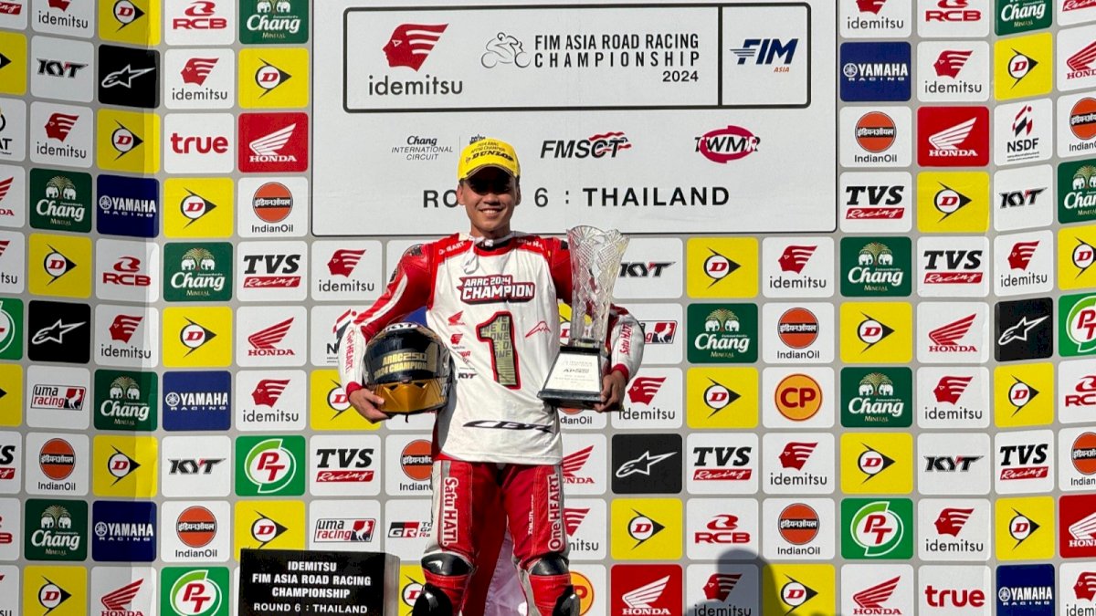 Pembalap Astra Honda Tutup Musim ARRC 2024 dengan Gelar Juara