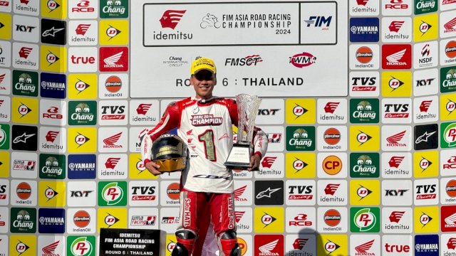 Pembalap Astra Honda Herjun Atna Firdaus. oto: Istimewa.