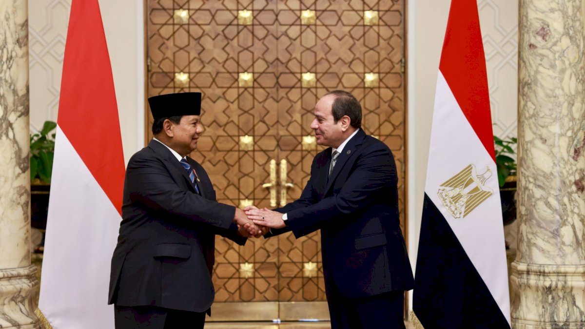 Prabowo dan Presiden Mesir Kompak Serukan Gencatan Senjata di Palestina