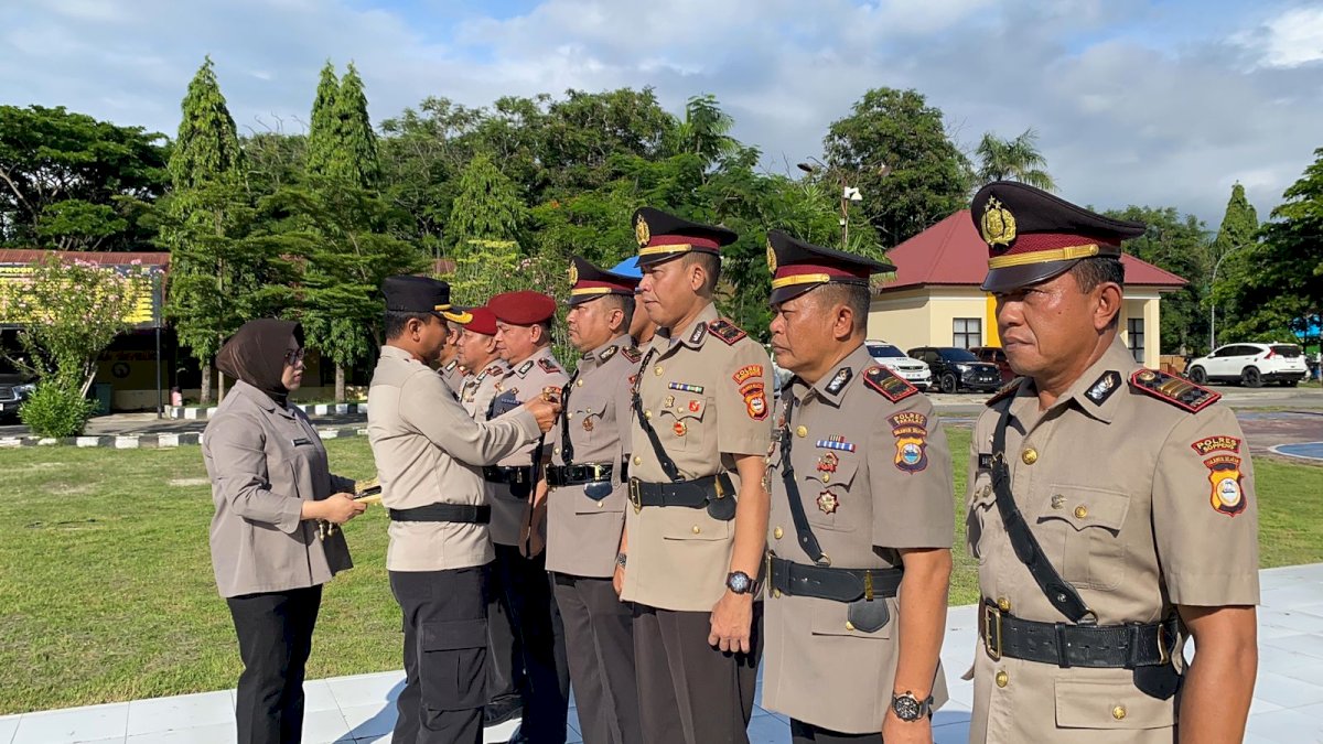 Kapolres Jeneponto Pimpin Sertijab dan Pelantikan Pejabat Utama