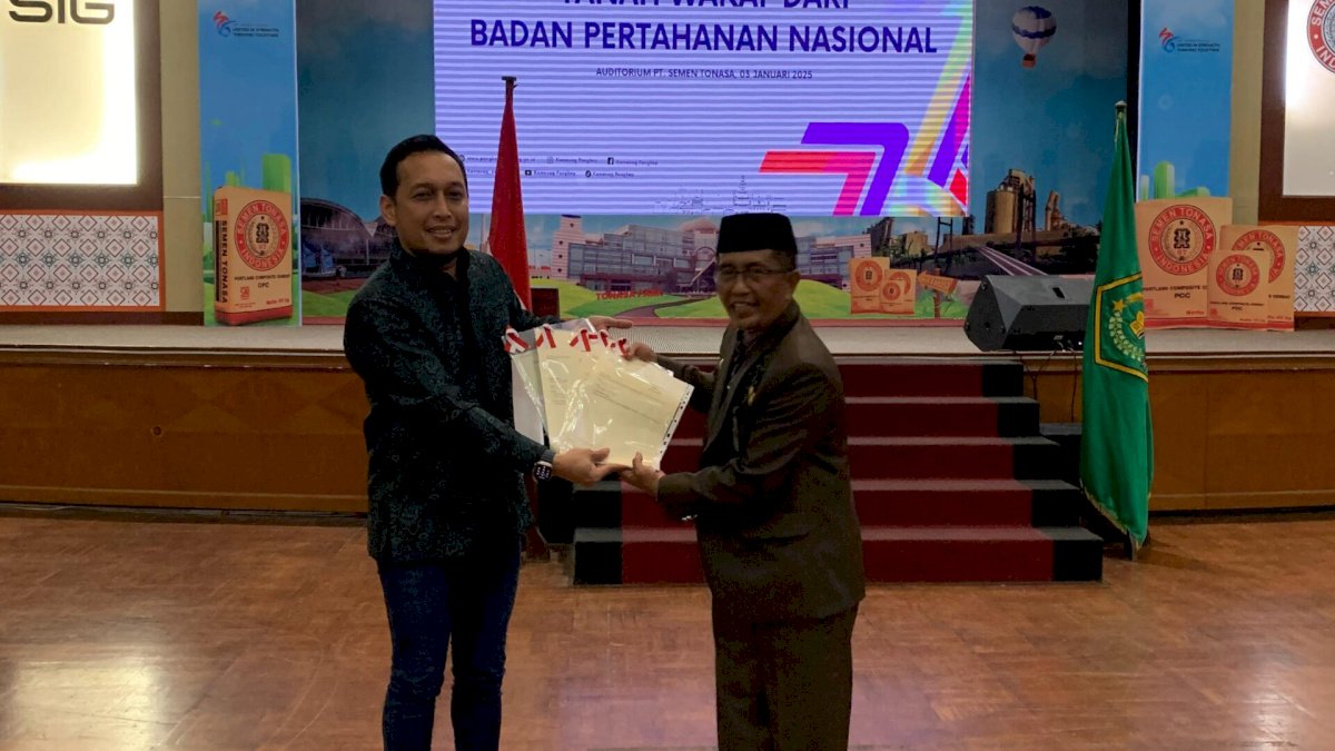 Wujud Kepedulian, BPN Pangkep Pastikan Legalitas Tanah Wakaf untuk Umat