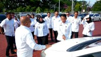 Pastikan Kendaraan Layak Pakai, Kakanwil Kemenkumham Sulsel Pimpin Apel Kendaraan Dinas
