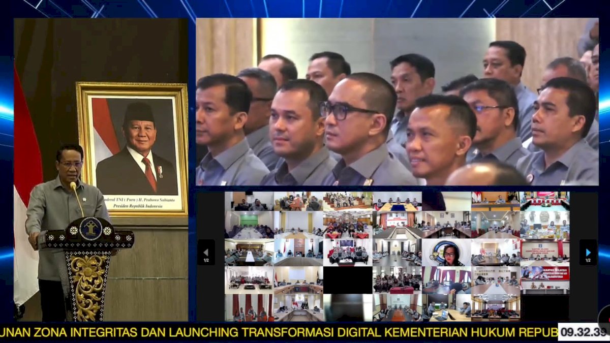 Dukung Zona Integritas, Kemenkum Sulsel Pacu Percepatan Digitalisasi Layanan Publik