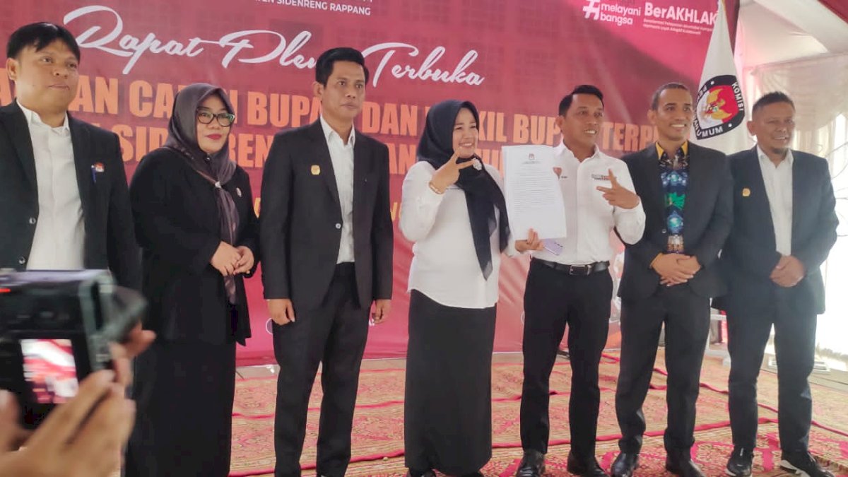 Resmi Jadi Pemenang di Pilkada, SAR-Kanaah Ajak Bersatu Membangun Sidrap