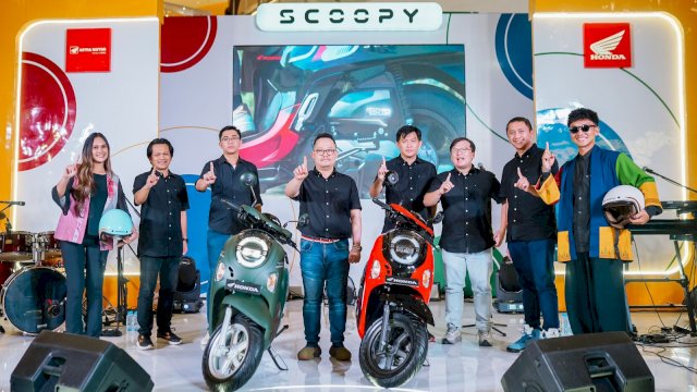 Launching New Honda Scoopy di Kendari. Foto: Istimewa.