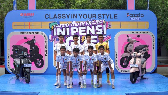 Fazzio Youth Project hadir di SMA Negeri 17 Makassar. Foto: Istimewa.