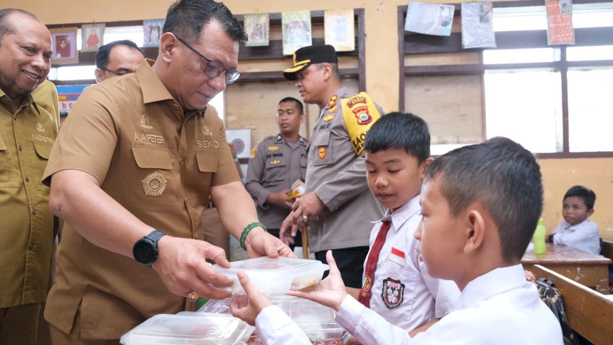 Program Nasional Makanan Bergizi Dimulai di Gowa, Sasar 17 Sekolah