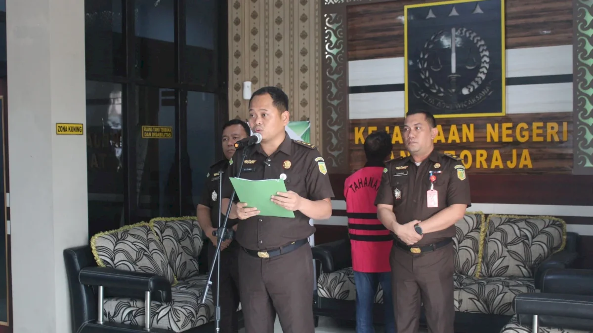 Rugikan Negara Rp 1,1 Miliar, Jaksa Tahan PPK Proyek Sarana Air Bersih di Tana Toraja