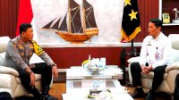Pertemuan Perdana, Kakanwil Kemenkum Sulsel Minta Dukungan Kapolda untuk Penegakan Hukum