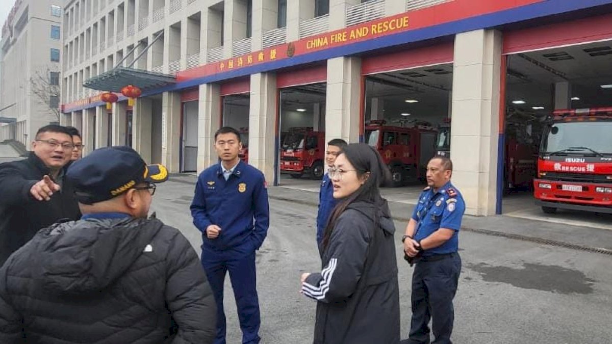 Jajaki Kerja Sama, Damkarmat Makassar Kunjungan ke China