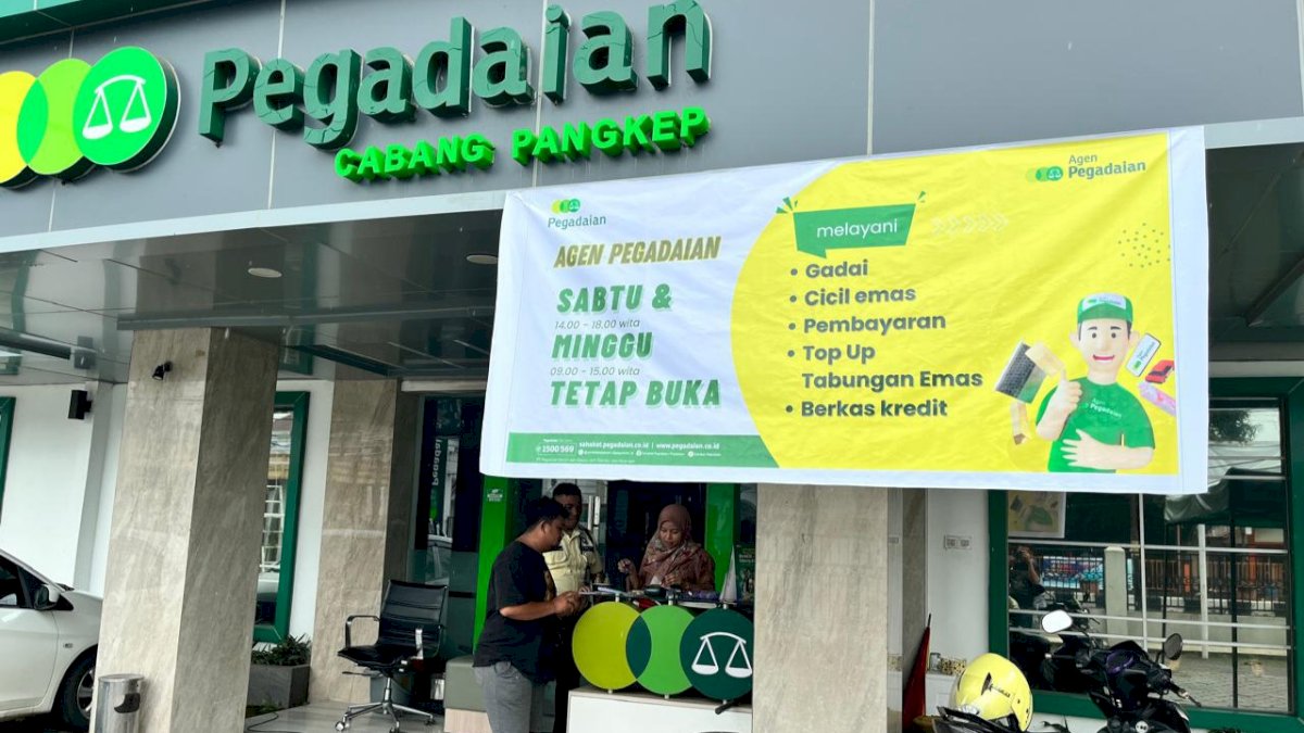 Agen Pegadaian Kanwil Makassar Tetap Buka Meski Akhir Pekan