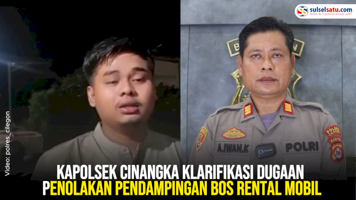 VIDEO: Kapolsek Cinangka Klarifikasi Dugaan Penolakan Pendampingan Bos Rental Mobil