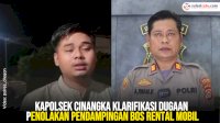 VIDEO: Kapolsek Cinangka Klarifikasi Dugaan Penolakan Pendampingan Bos Rental Mobil