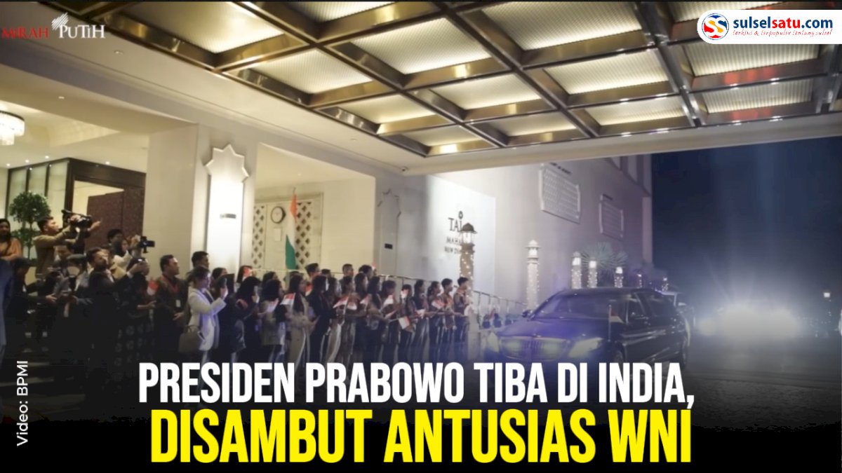 VIDEO: Presiden Prabowo Tiba di India, Disambut Antusias WNI