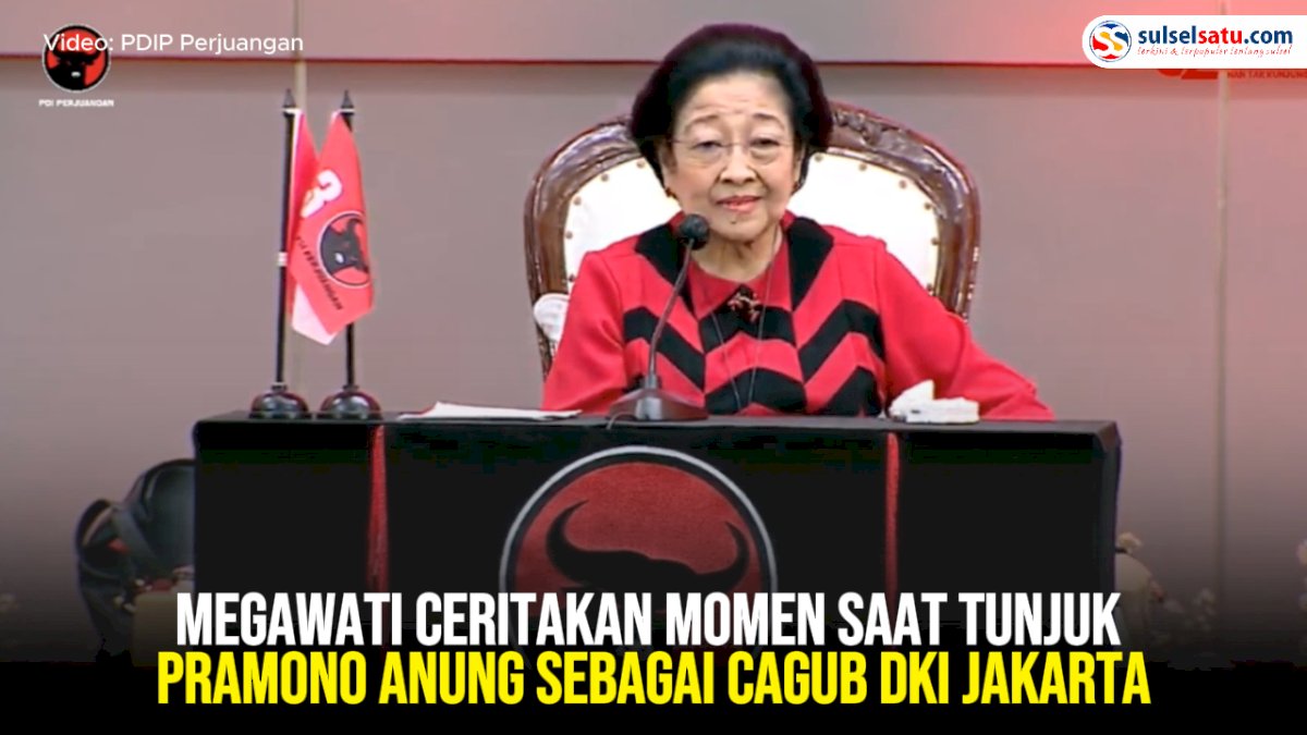 VIDEO: Megawati Ceritakan Momen Saat Tunjuk Pramono Anung sebagai Cagub DKI Jakarta