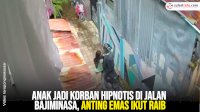 VIDEO: Anak Jadi Korban Hipnotis di Jalan Bajiminasa Makassar, Anting Emas Dirampas