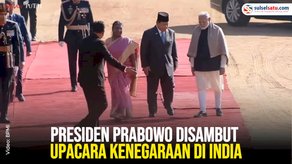 VIDEO: Presiden Prabowo Disambut Upacara Kenegaraan di India