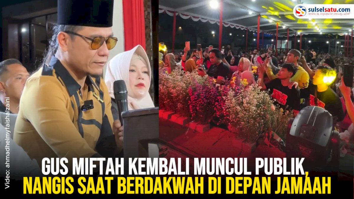 VIDEO: Gus Miftah Kembali Muncul Publik, Nangis Saat Berdakwah di Depan Jamaah
