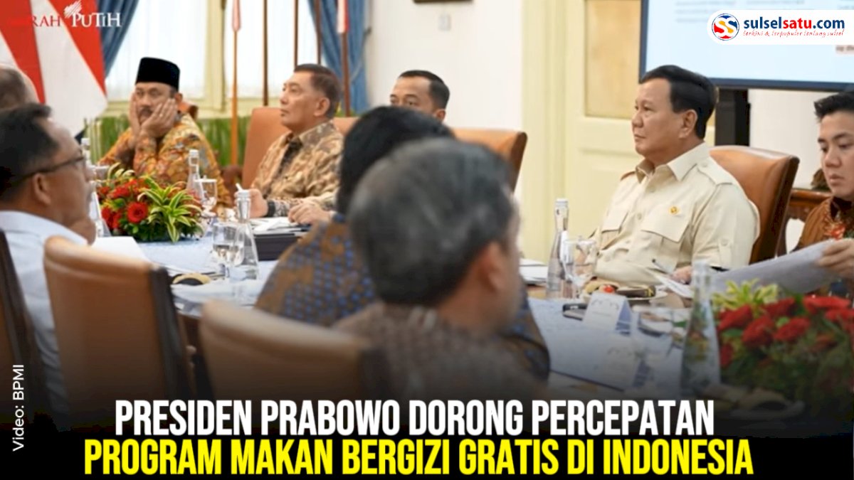 VIDEO: Presiden Prabowo Dorong Percepatan Program Makan Bergizi Gratis di Indonesia