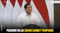 VIDEO: Prabowo Gelar Sidang Kabinet Paripurna