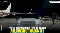 VIDEO: Presiden Prabowo Tiba di Tanah Air, Dijemput Maung RI 1