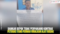 VIDEO: Damkar Depok Tidak Perpanjang Kontrak Petugas yang Pernah Viralkan Alat Rusak