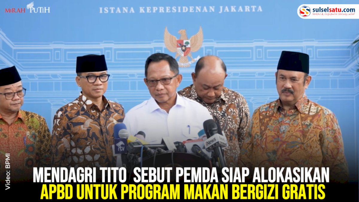 VIDEO: Mendagri Tito Karnavian Sebut Pemda Siap Alokasikan APBD untuk Program Makan Bergizi Gratis