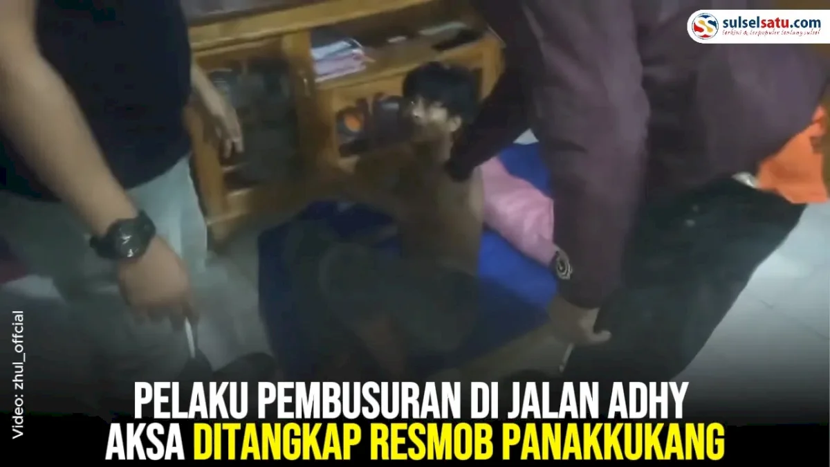 VIDEO: Pelaku Pembusuran di Jalan Adhy Aksa Ditangkap Resmob Panakkukang