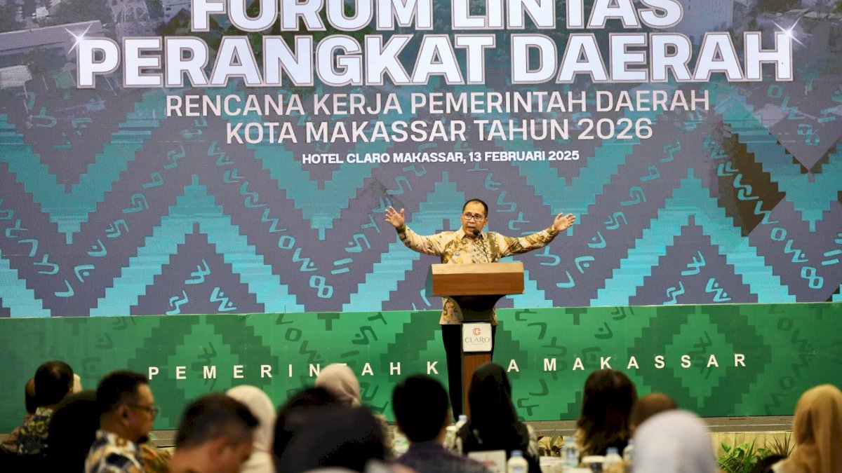 Buka Forum Lintas Perangkat Daerah RKPD, Danny Pomanto Minta Perkuat Konektivitas Antar OPD