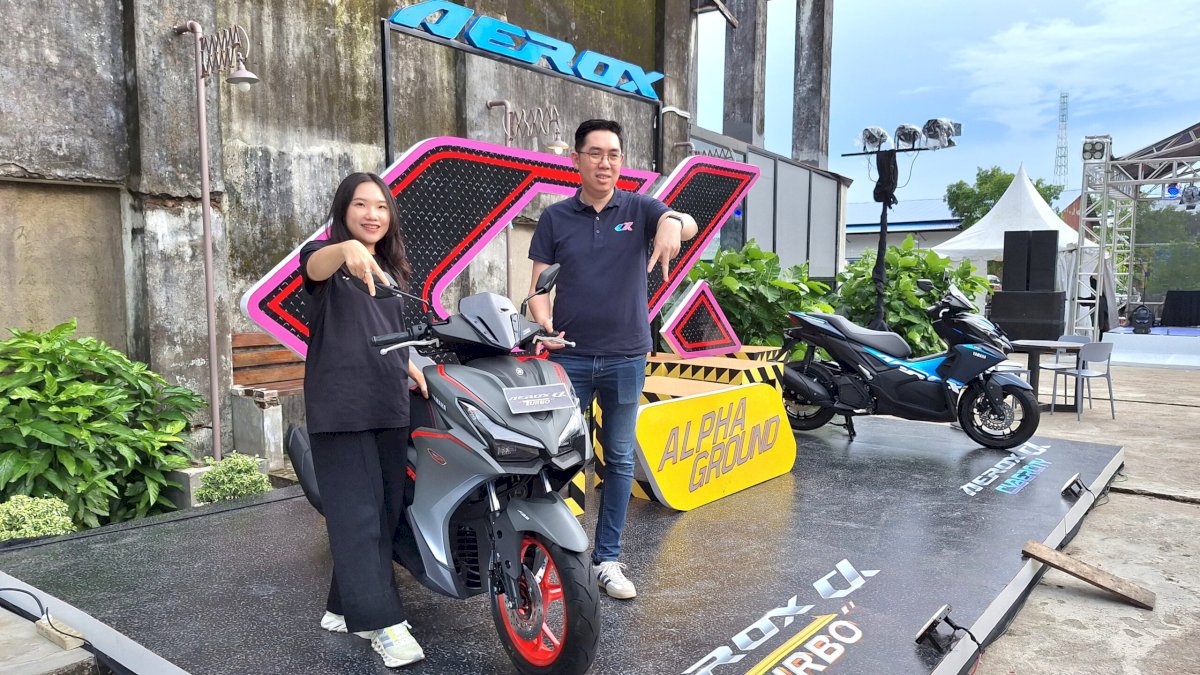 Yamaha Aerox Alpha Punya 4 Tipe, Harga OTR Makassar Mulai Rp32 Juta