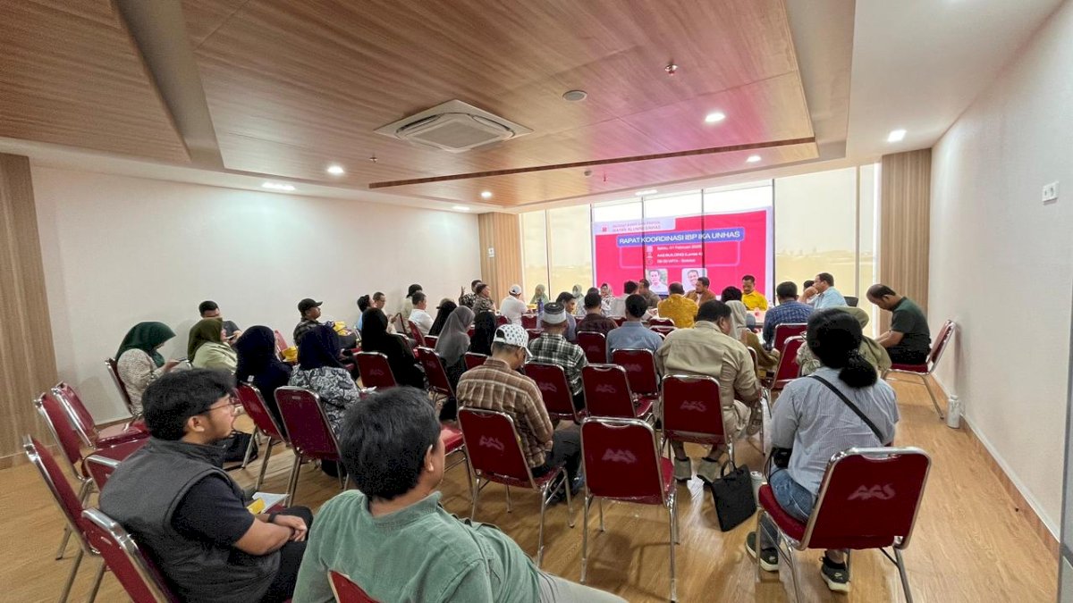 IBP IKA Unhas Gelar Rapat Koordinasi, Rumuskan Program Strategis untuk Alumni