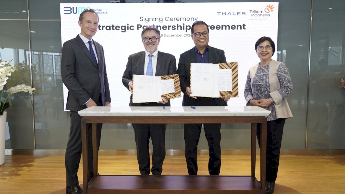 Telkom Gandeng Thales Hadirkan Solusi Keamanan Digital dan Kota Cerdas di Indonesia