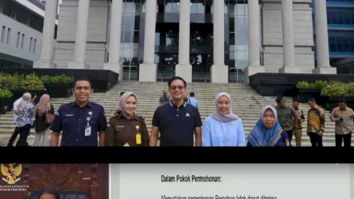 Jaksa Pengacara Negara Menang di MK, Gugatan Pilkada Takalar 2024 Ditolak