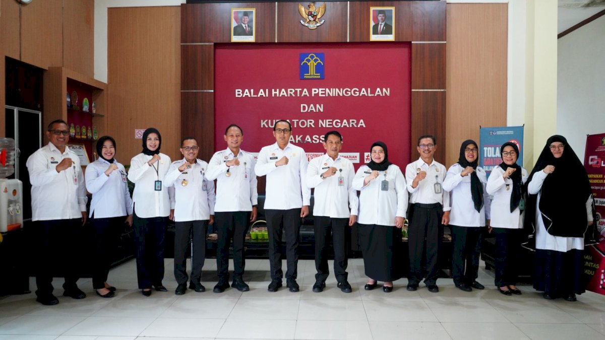 Kakanwil Kemenkum Sulsel Dorong BHP Makassar Konsisten Berikan Layanan Prima