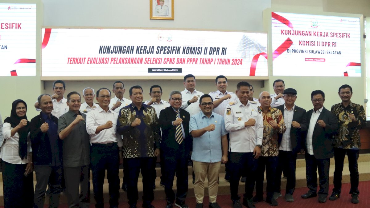 Selesaikan Penataan Tenaga Non ASN, Pj Bupati Takalar Hadiri Kunjungan Kerja Spesifik Komisi II DPR RI