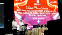 Pleno KPU: Andalan Hati Resmi Ditetapkan Gubernur dan Wagub Sulsel Terpilih