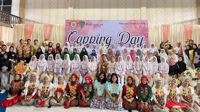 Capping Day 2025 SMK Darussalam Makassar. Foto: Istimewa.