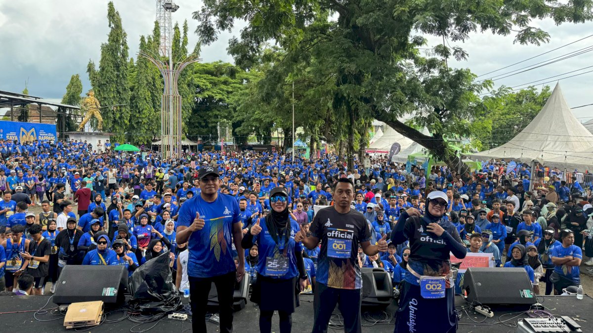 Rappang Run Meriahkan Hari Jadi Sidrap ke-681, Syaharuddin Alrif Siap Jadikan Event Tahunan