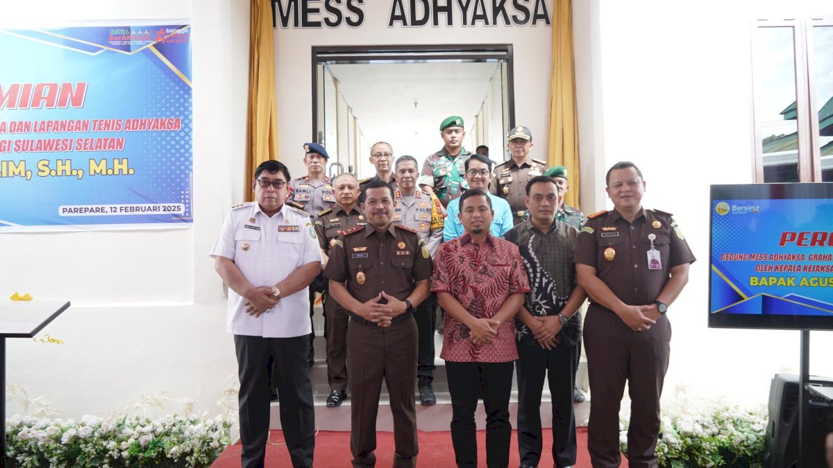 Kajati Sulsel Resmikan Fasilitas Baru Kejari Parepare, Perkuat Sinergi dengan Pemkot Parepare
