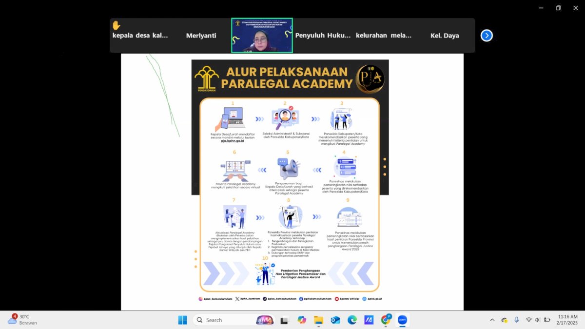 Kanwil Kemenkum Sulsel Sosialisasi PJA ke Kepala Desa-Lurah se-Sulsel