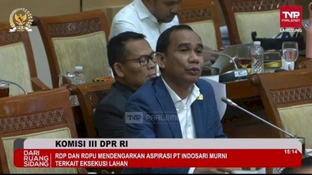 Anggota Komisi III DPR RI dari Fraksi Nasdem, Rudianto Lallo (Int)