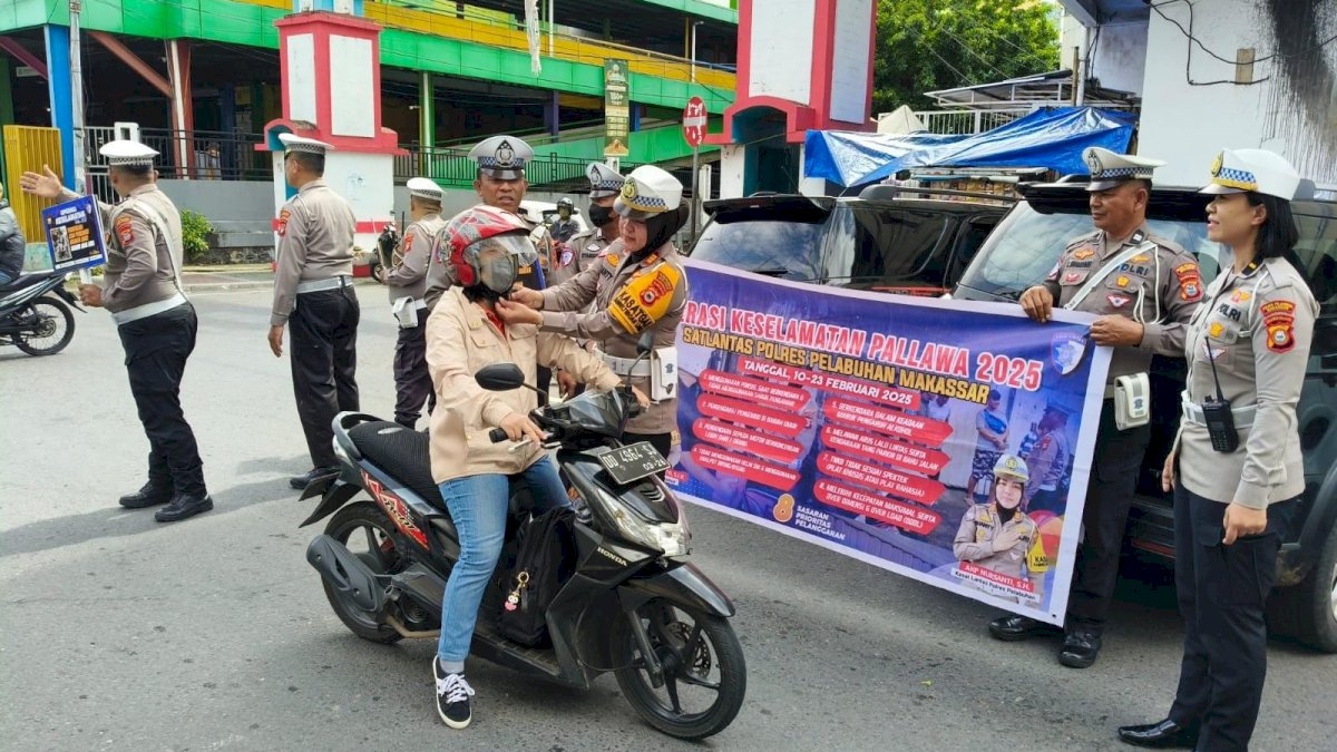 14 Hari Operasi Keselamatan, Nol Kecelakaan! Polres Pelabuhan Makassar Beri Apresiasi