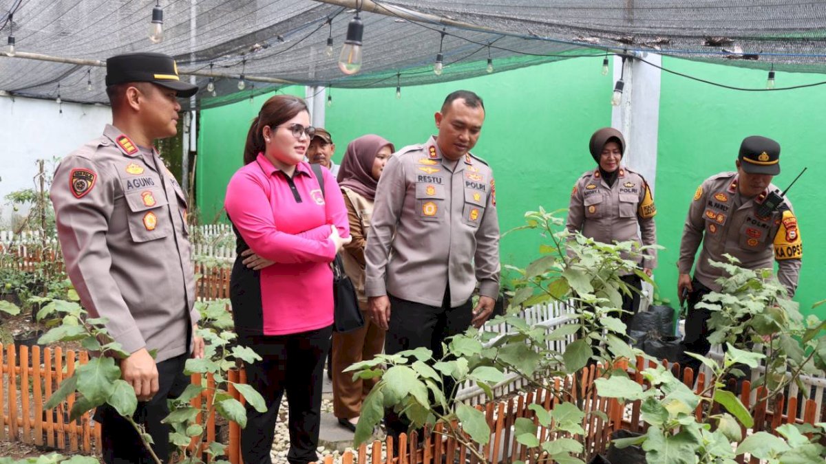 Launching P2L, Polres Pelabuhan Makassar Dorong Kemandirian Pangan