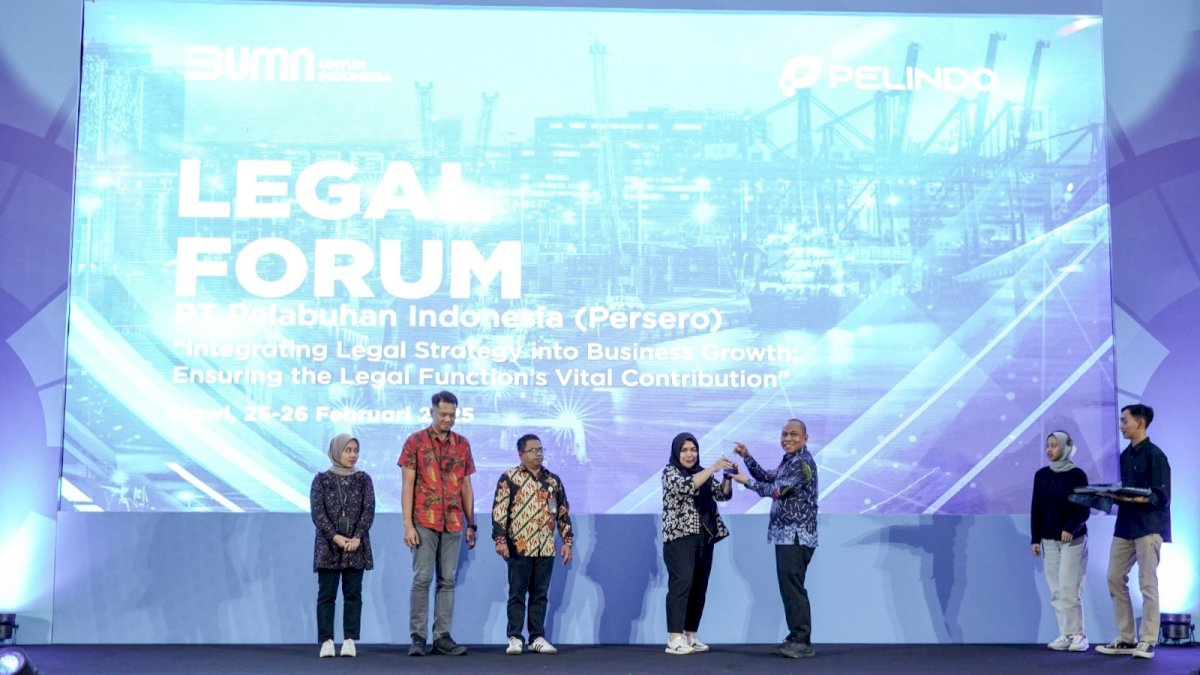 Berikan Layanan Hukum Terbaik, Pelindo Regional 4 Raih Penghargaan Best Law Service