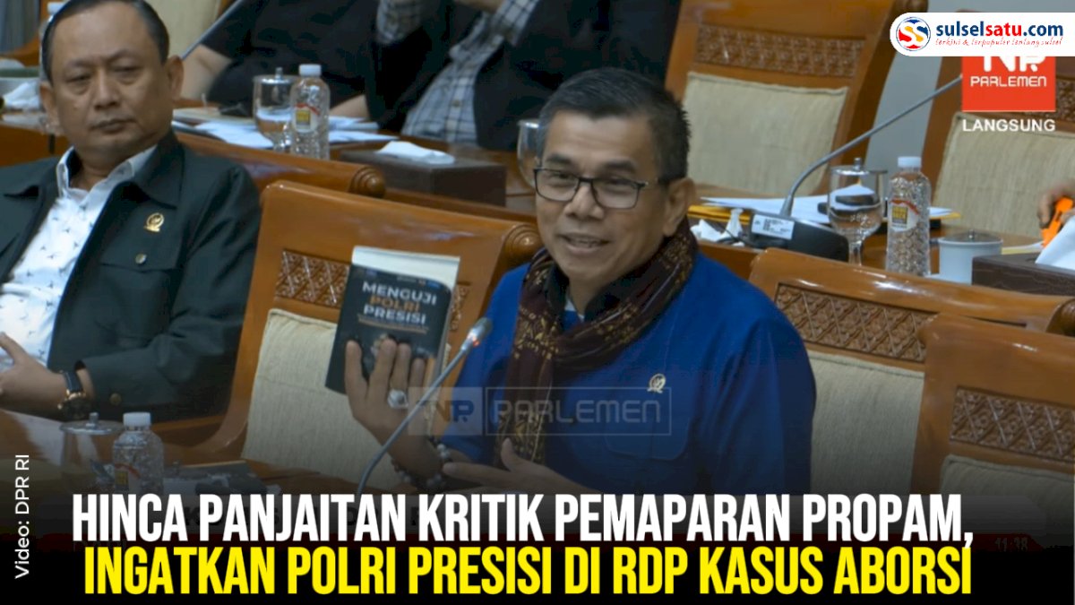 VIDEO: Hinca Panjaitan Kritik Pemaparan Propam, Ingatkan Polri Presisi di RDP Kasus Aborsi