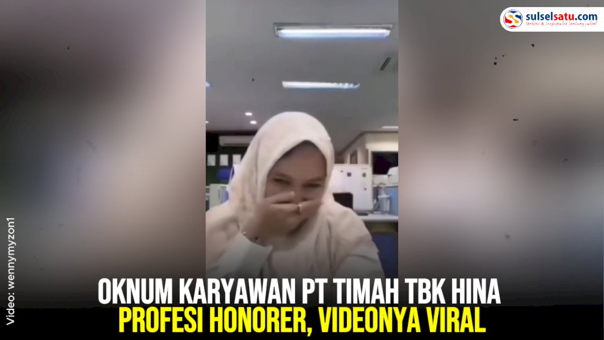 VIDEO: Oknum Karyawan PT Timah Tbk Hina Profesi Honorer, Videonya Viral