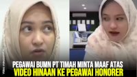 VIDEO: Pegawai BUMN PT Timah Minta Maaf atas Video Hinaan ke Pegawai Honorer