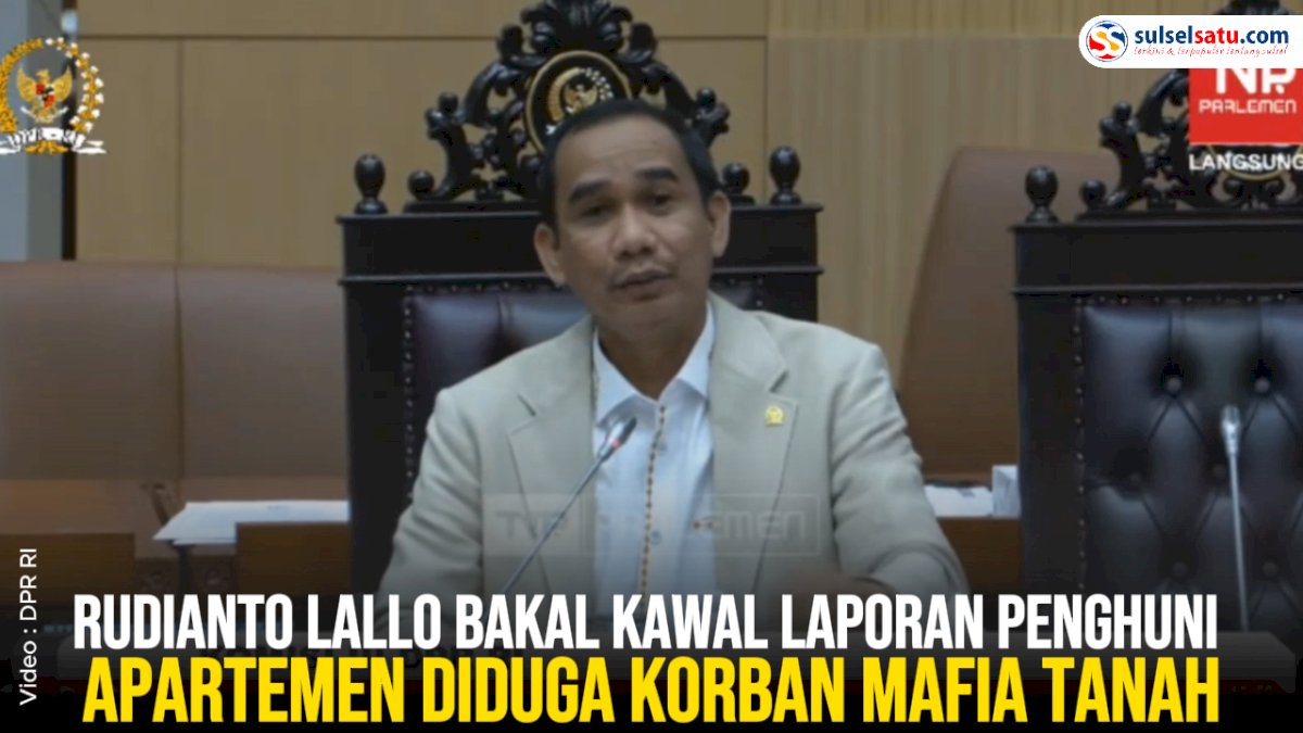 VIDEO: Rudianto Lallo Bakal Kawal Laporan Penghuni Apartemen Diduga Korban Mafia Tanah